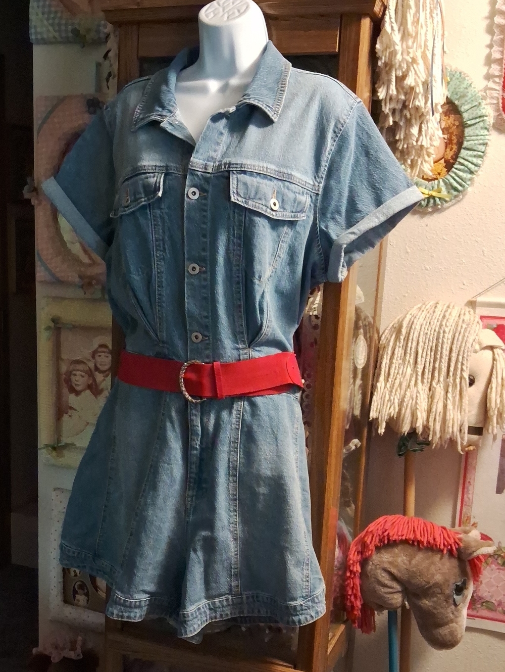 NWT,Light Wash,Denim,Jessica Simpson,Romper,Sz. XL💙